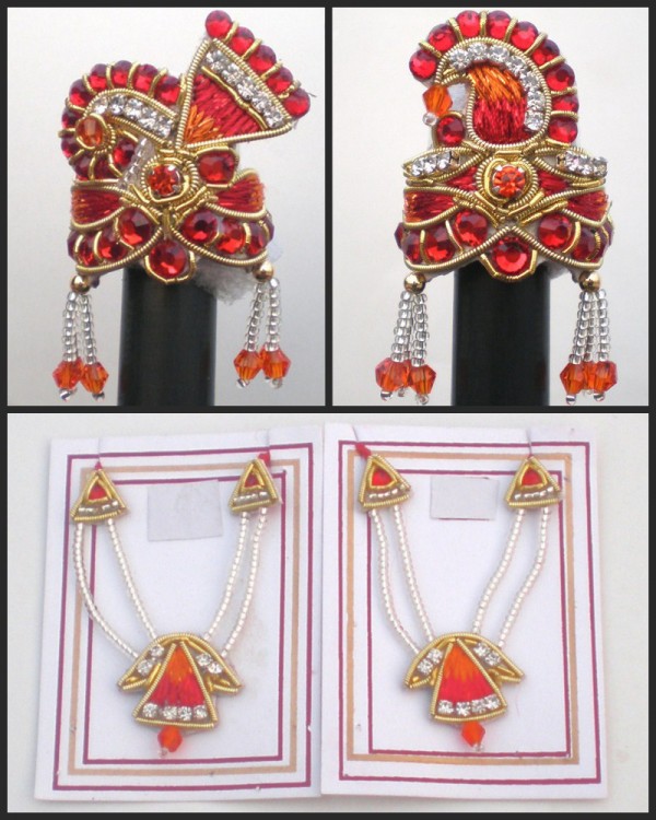 Radha Krishna Crown Necklace Jewelry ROTD 10